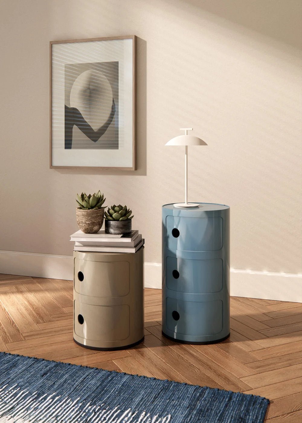 Componibili Classic 3 News Colors Ambre - Kartell - I.D DECO MARSEILLE