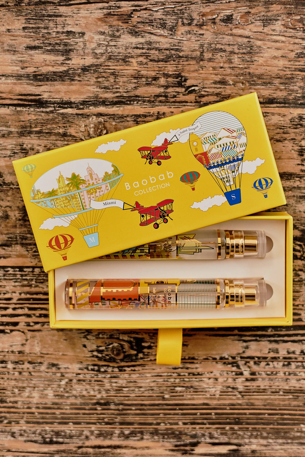 Coffret Cadeau Sprays d'intérieur Miami & Saint Tropez - Baobab - I.D DECO MARSEILLE