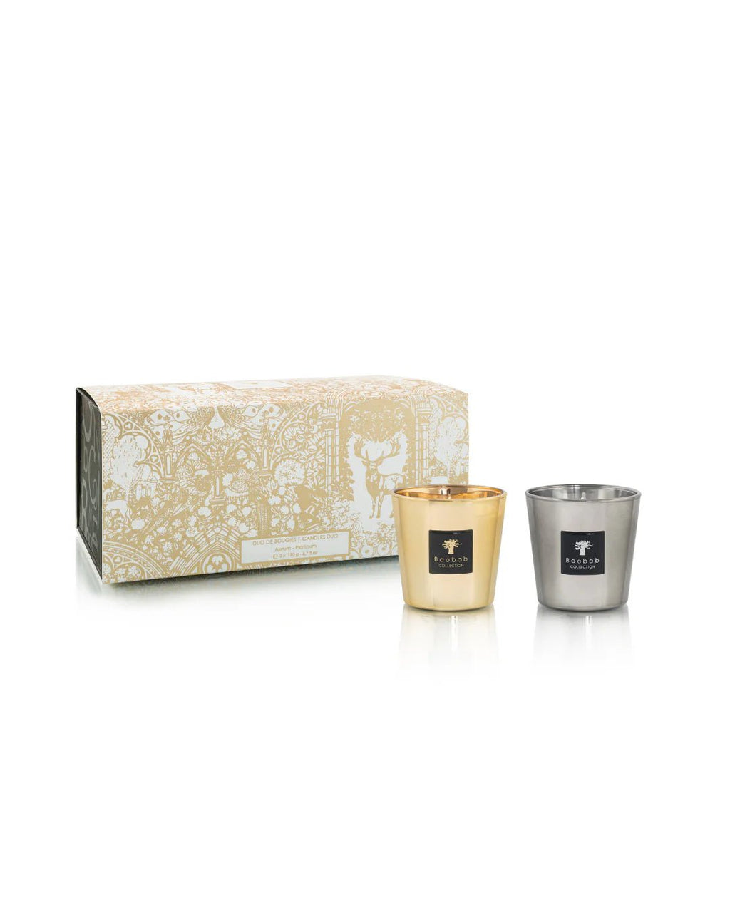 Coffret Duo Bougies Les Exlusives - Baobab - I.D DECO MARSEILLE