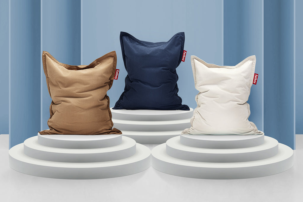 Pouf Recycled Original Slim Cord - Fatboy (3 coloris) - I.D DECO MARSEILLE