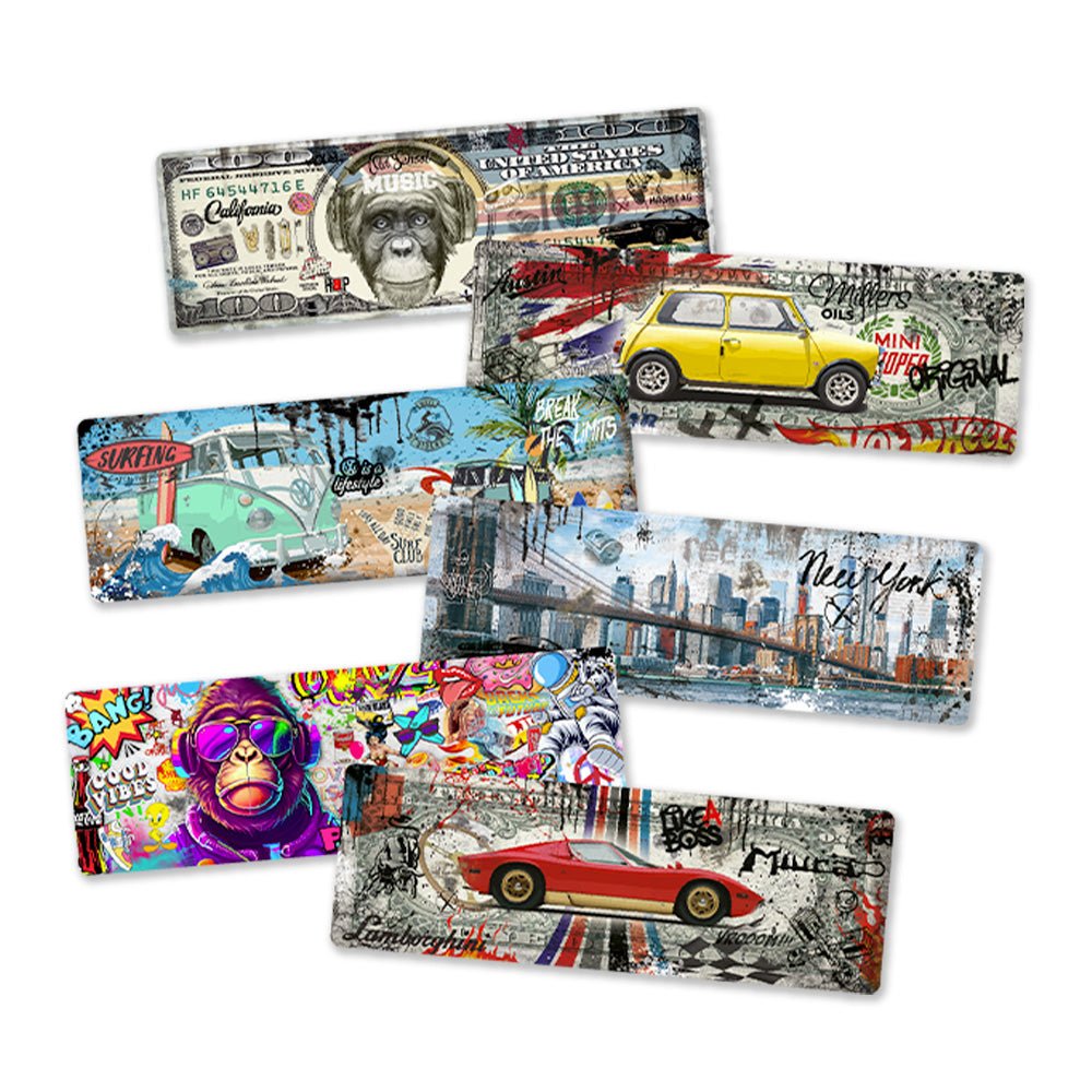 Rubix - Monkey Old School Music - 15x45cm - I.D DECO MARSEILLE