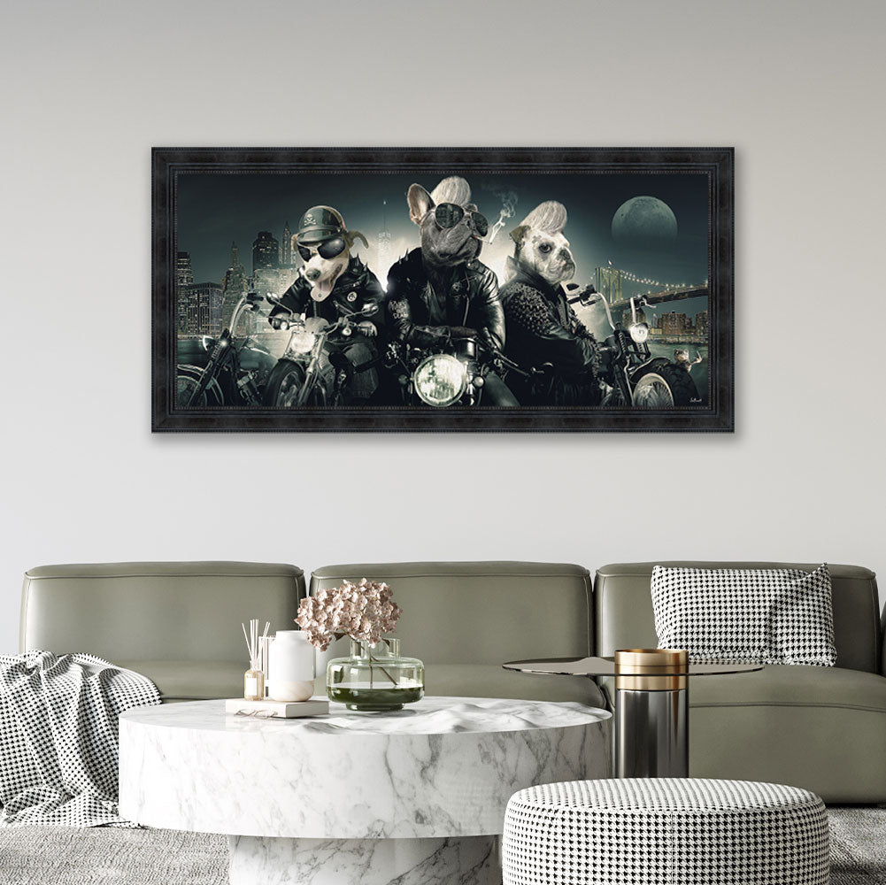 Sylvain Binet - Chiens Motards - I.D DECO MARSEILLE