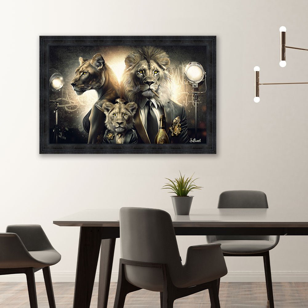 Sylvain Binet - Lion et Lionne Luxury - I.D DECO MARSEILLE