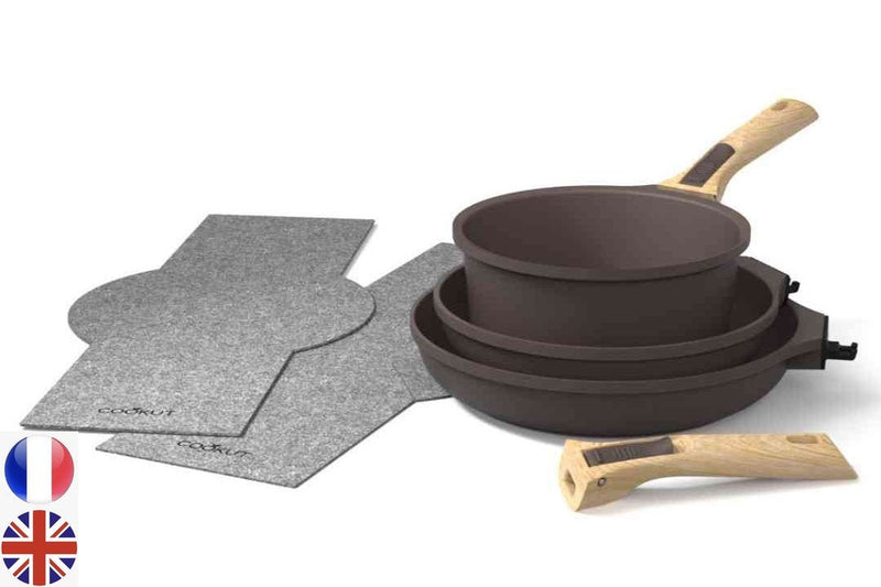 MIRKUZI 3 Paires Poignées Silicone Pour Casseroles Et Poêles - Protection Anti-Brûlure
