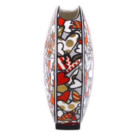 Vase 20cm All We Need Is Love - Romero Britto - I.D DECO MARSEILLE