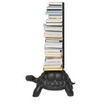 Turttle Carry Bookcase Black de Qeeboo, disponible chez I.D DECO Marseille
