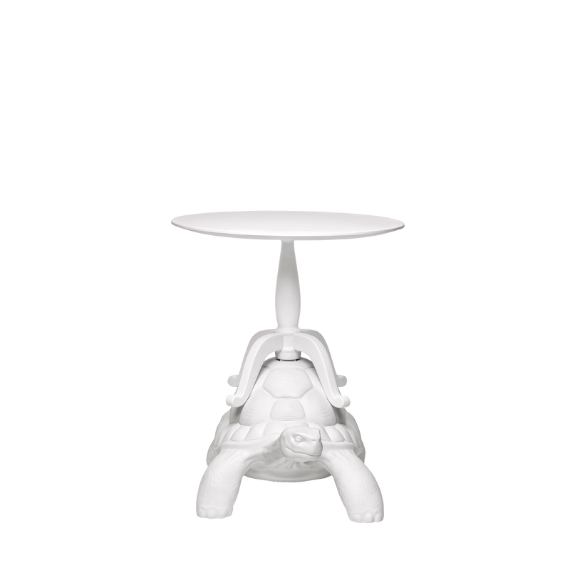 Turttle Carry Table White de Qeeboo, disponible chez I.D DECO Marseille