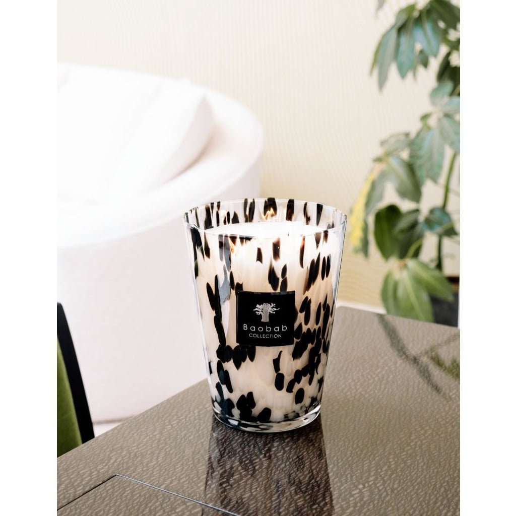 Bougie Baobab - Pearls Black - I.D DECO MARSEILLE