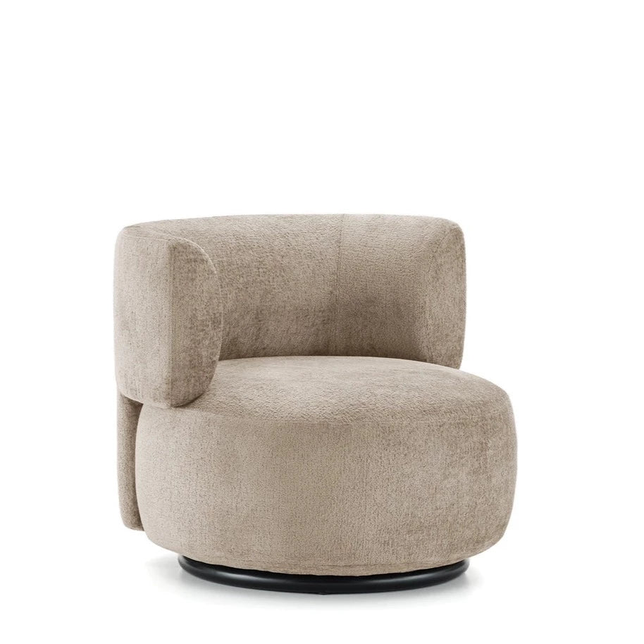 K+Wait Armchair chenille beige de Kartell, disponible chez I.D DECO Marseille