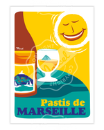 Affiche Marcel "Pastis de Marseille"