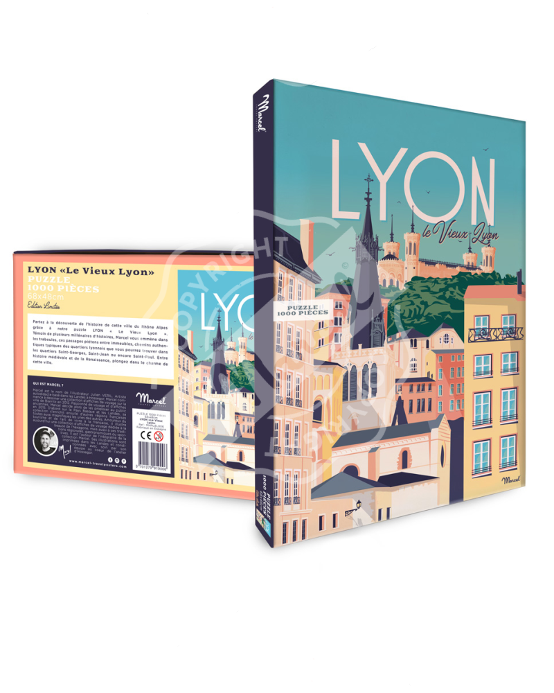 Puzzle Marcel Lyon Le Vieux Lyon – I.D DECO MARSEILLE