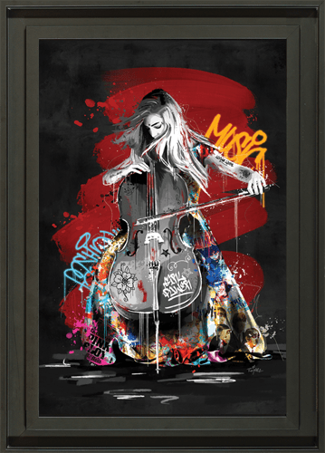 Romaric - La violoncelliste - I.D DECO MARSEILLE