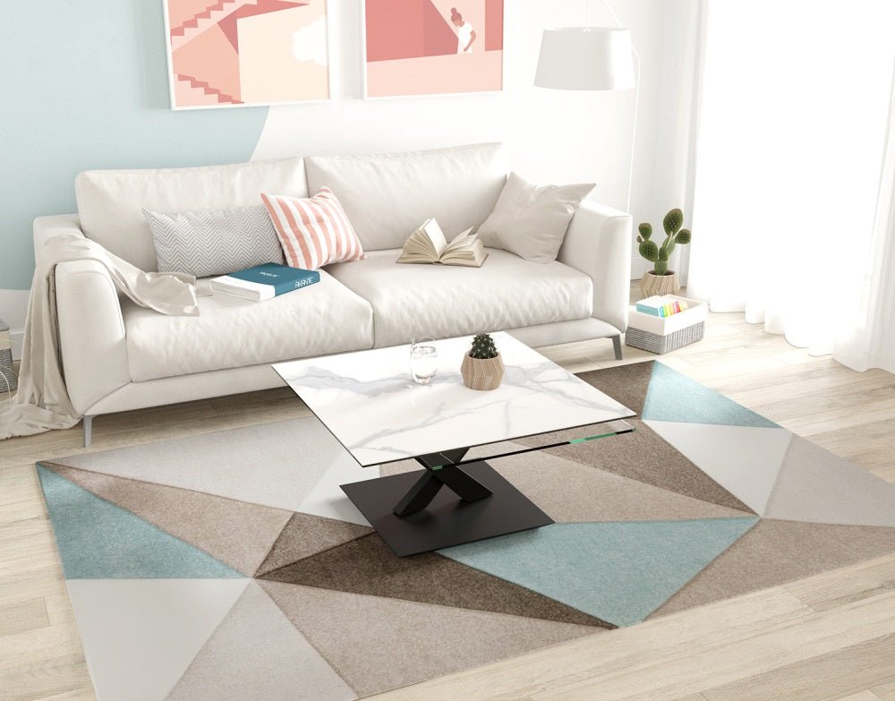 Table Basse Grana Marbre Mat - I.D DECO MARSEILLE