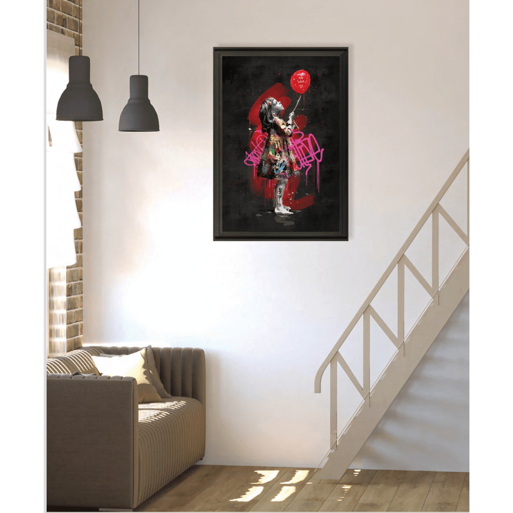 Romaric - La petite fille et le ballon - I.D DECO MARSEILLE