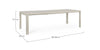 Table Ext. Kilian 180/240cm - I.D DECO MARSEILLE