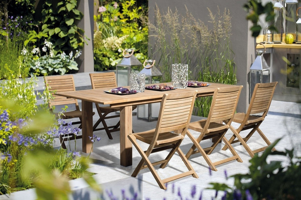 Table Landy Teck Extérieur