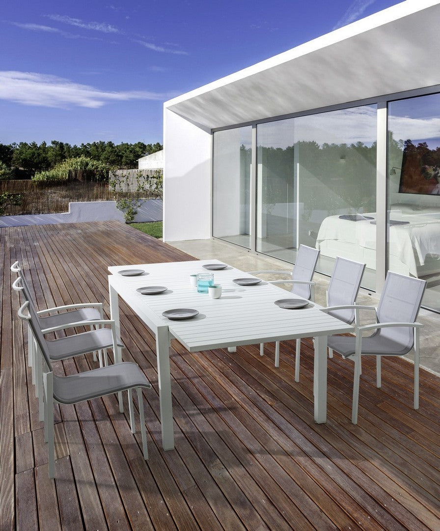 Table Ext. Lagius Blanc