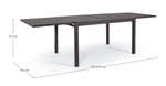 Table Ext. Lagius Anthracite