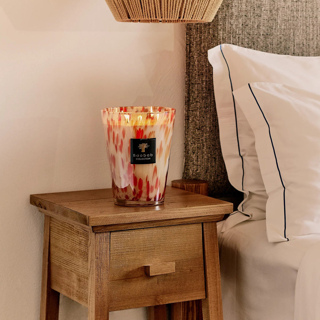 Bougie Baobab - Pearls Coral - I.D DECO MARSEILLE