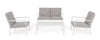 Set Salon Extérieur Blanc