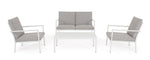 Set Salon Extérieur Blanc