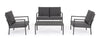 Set Salon Extérieur Anthracite