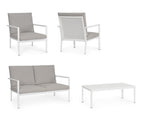 Set Salon Extérieur Blanc
