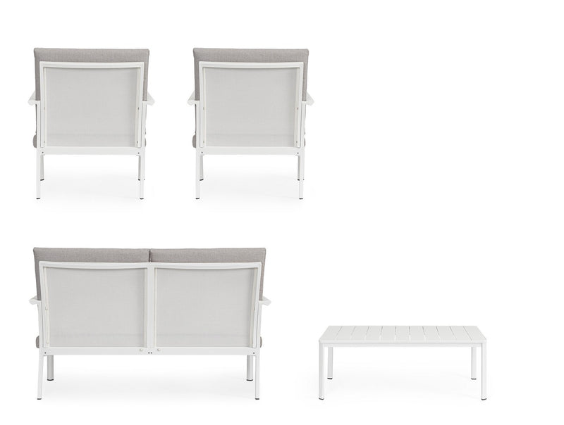 Set Salon Extérieur Blanc