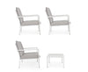 Set Salon Extérieur Blanc