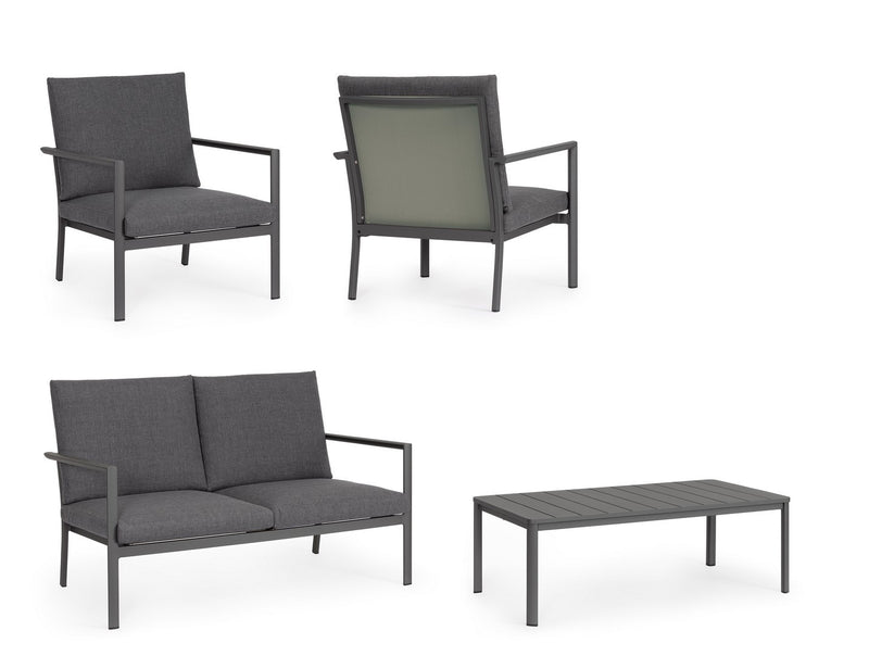 Set Salon Extérieur Anthracite