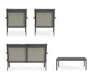 Set Salon Extérieur Anthracite