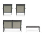 Set Salon Extérieur Anthracite