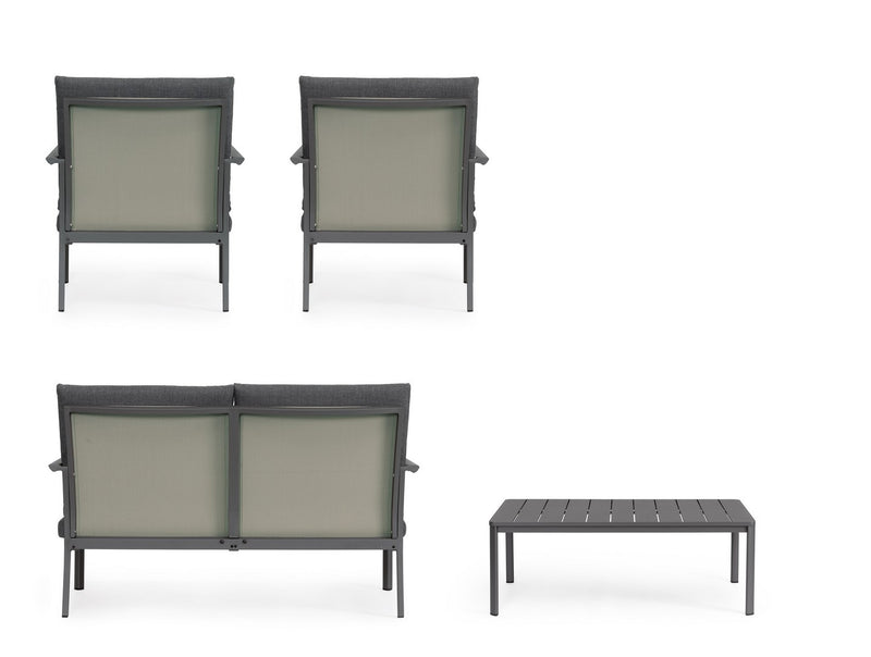 Set Salon Extérieur Anthracite