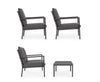 Set Salon Extérieur Anthracite