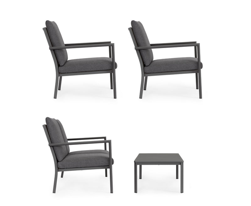 Set Salon Extérieur Anthracite