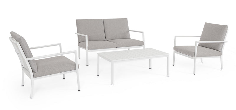 Set Salon Extérieur Blanc