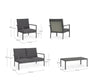 Set Salon Extérieur Anthracite