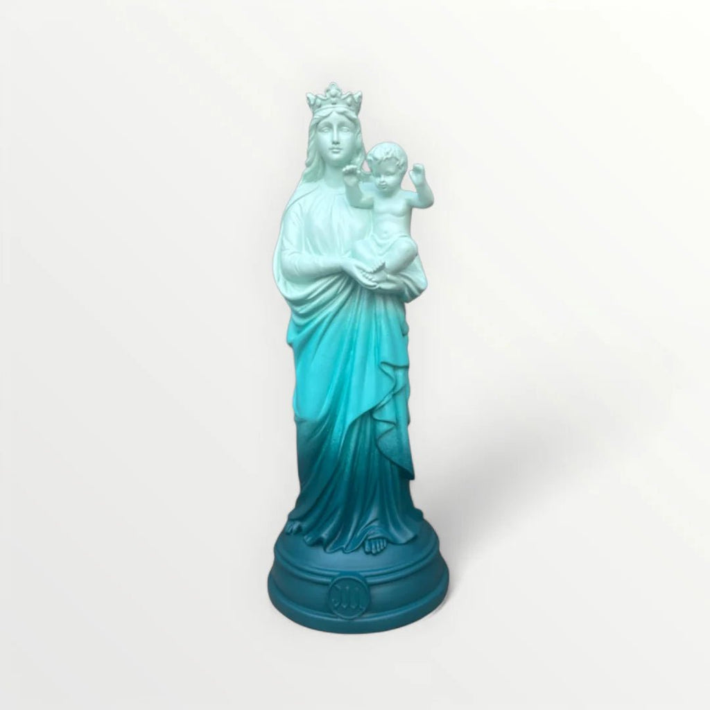 Statue Notre Dame de La Garde Tye and Dye - AZUR - J'ai Vu La Vierge - I.D DECO MARSEILLE
