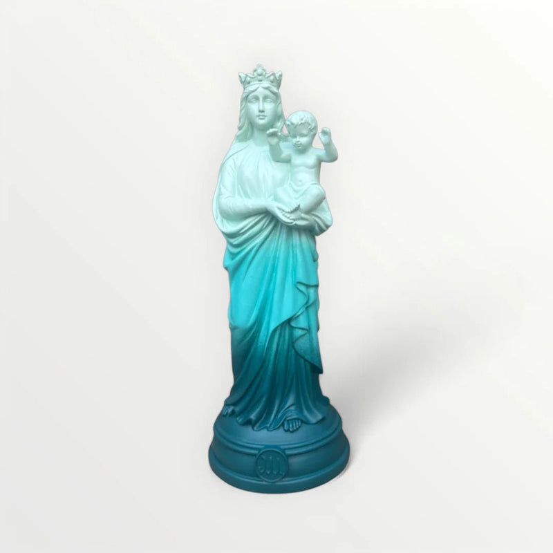 Statue Notre Dame de La Garde Tye and Dye - AZUR - J'ai Vu La Vierge - I.D DECO MARSEILLE