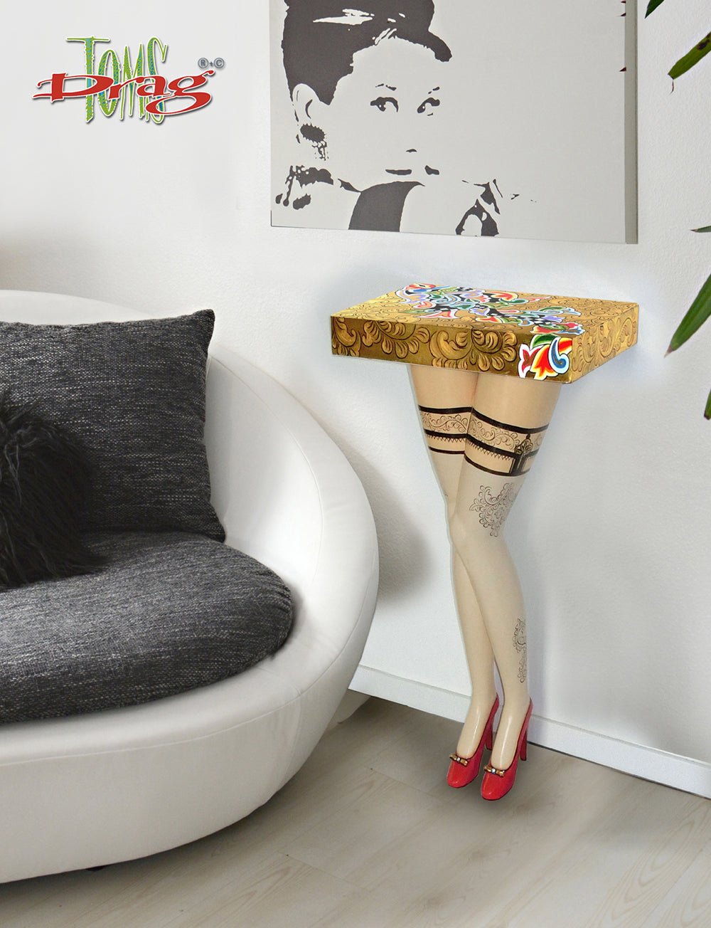 Console murale Lady's Legs Tom's Drag – Console design artistique - I.D DECO MARSEILLE