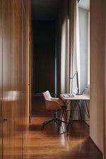 Bureau Earl Of Wood Bois foncé/Noir - Kartell
