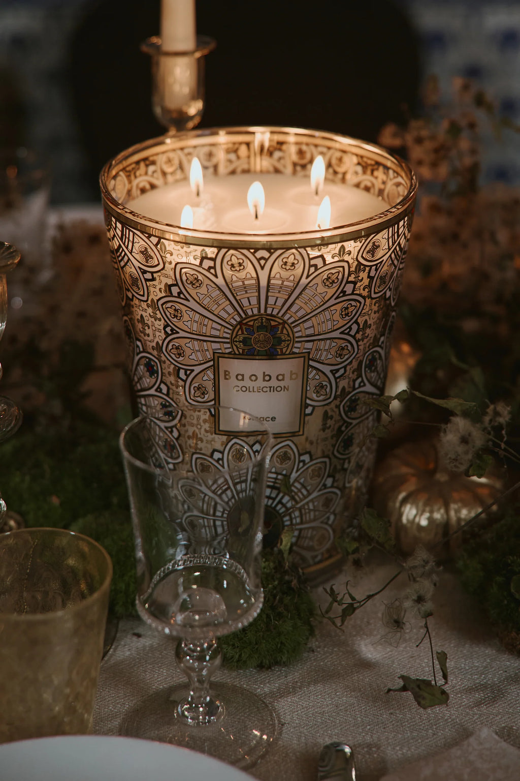 Bougie Baobab - Rosace - I.D DECO MARSEILLE