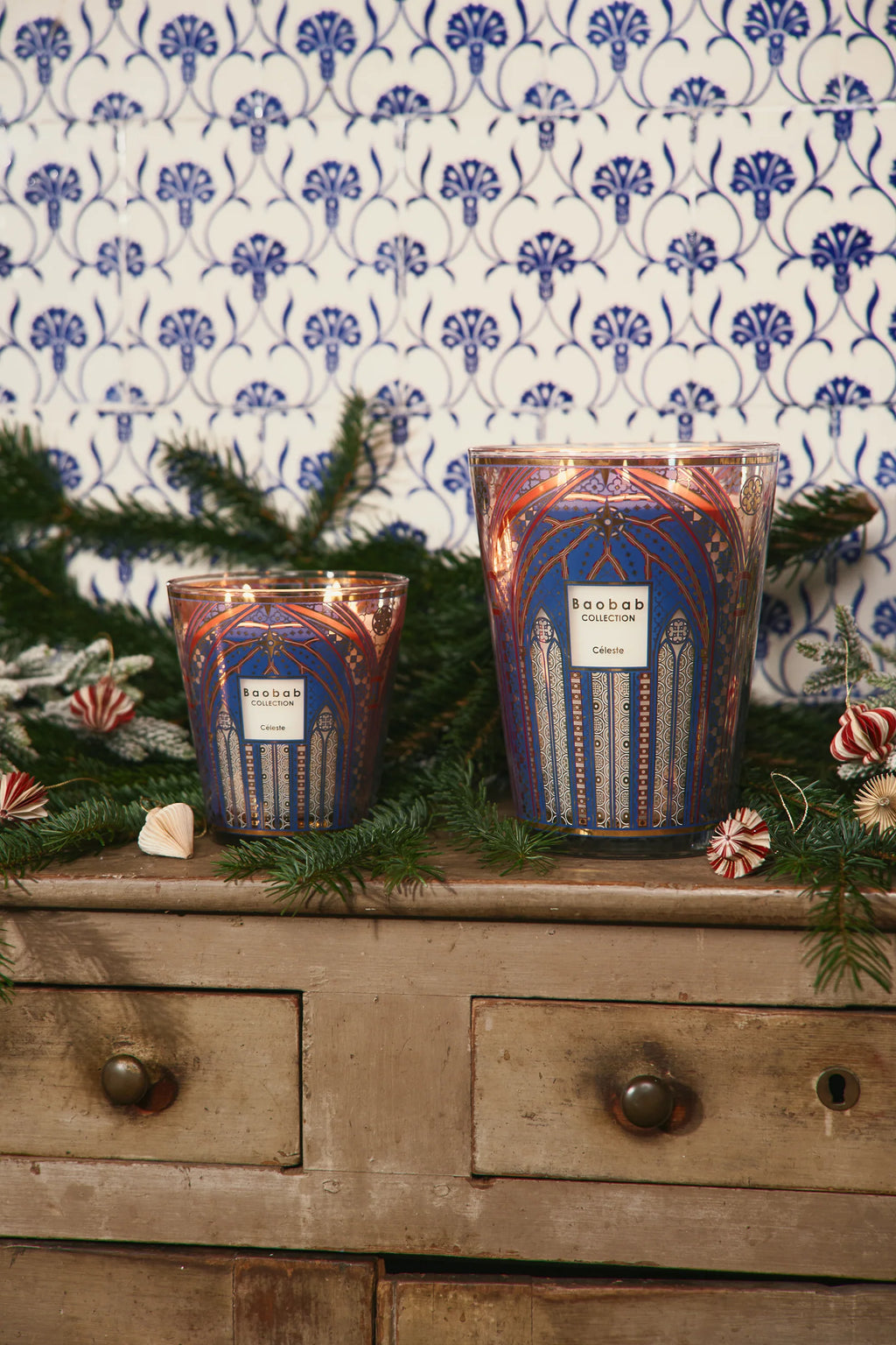 Bougie Baobab - Céleste - I.D DECO MARSEILLE