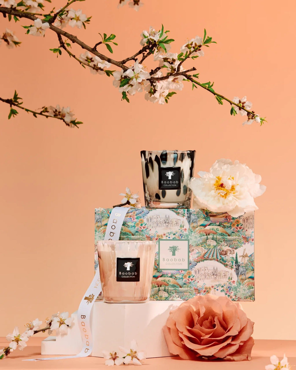 Coffret Duo Bougies Baobab – Pearls - I.D DECO MARSEILLE