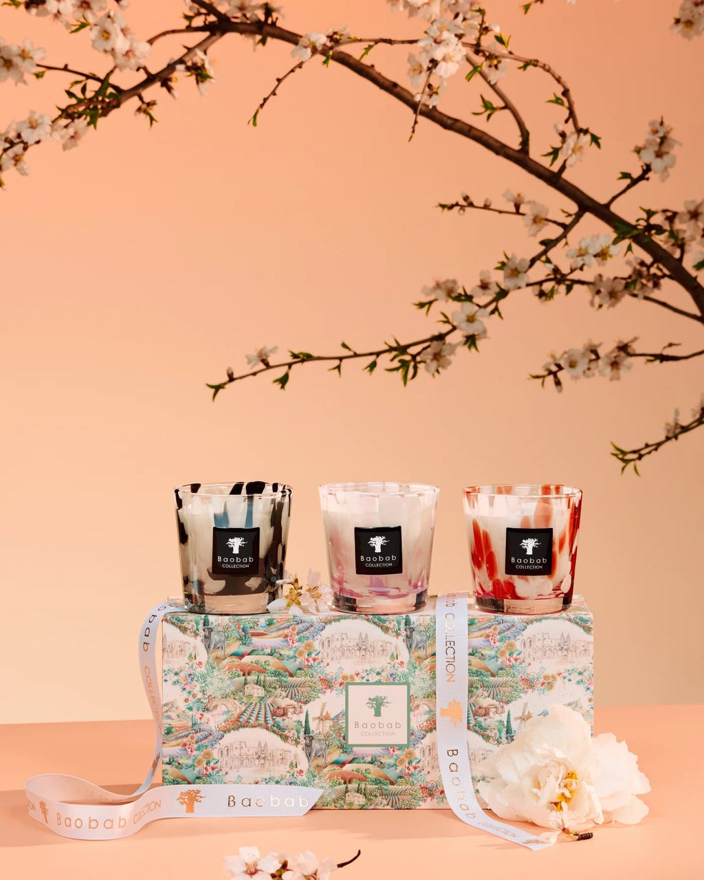 Coffret Trio Bougies Baobab – Pearls - I.D DECO MARSEILLE