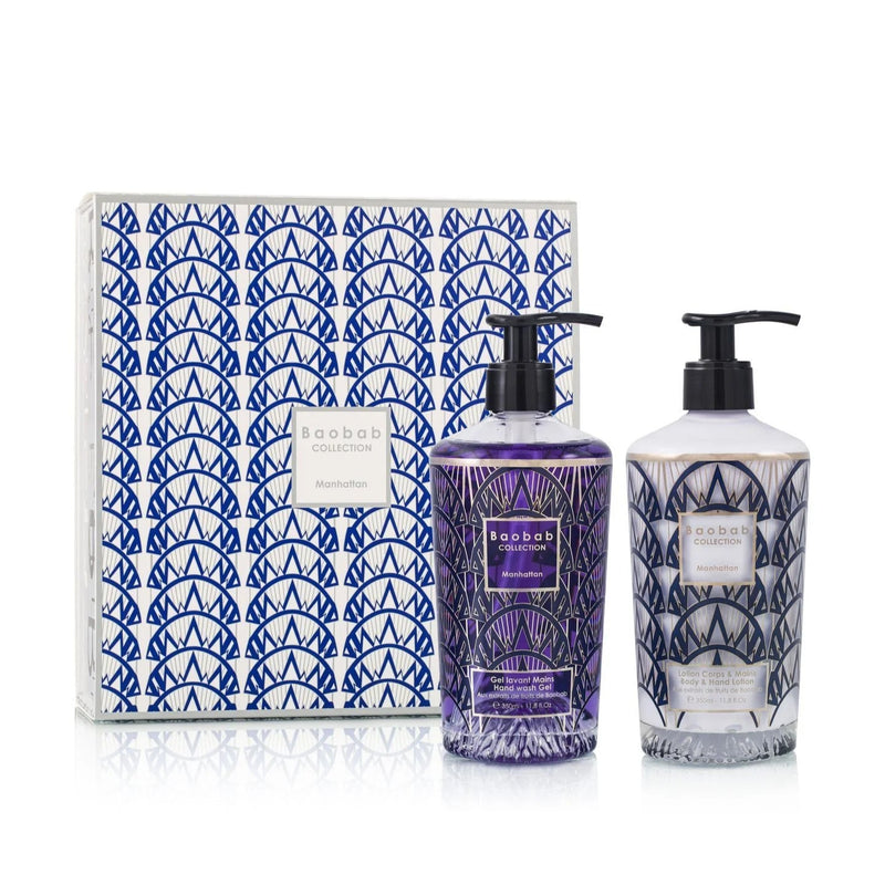 Coffret Lotion Corps & Mains et Gel Mains Manhattan - Baobab Collection