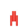 Porte magasine MAGAZINE HOLDER de la marque Kartell, disponible en couleur rouge orange chez I.D DECO Marseille en retrait boutique et en livraison à domicile partout en France