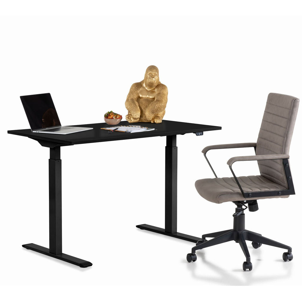 Bureau réglable Smart Noir (2 tailles) - I.D DECO MARSEILLE