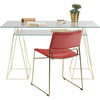 Bureau Polar laiton - verre - I.D DECO MARSEILLE