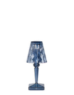 Lampe BATTERY New Colors Bleu Clair sans fil Led - Kartell